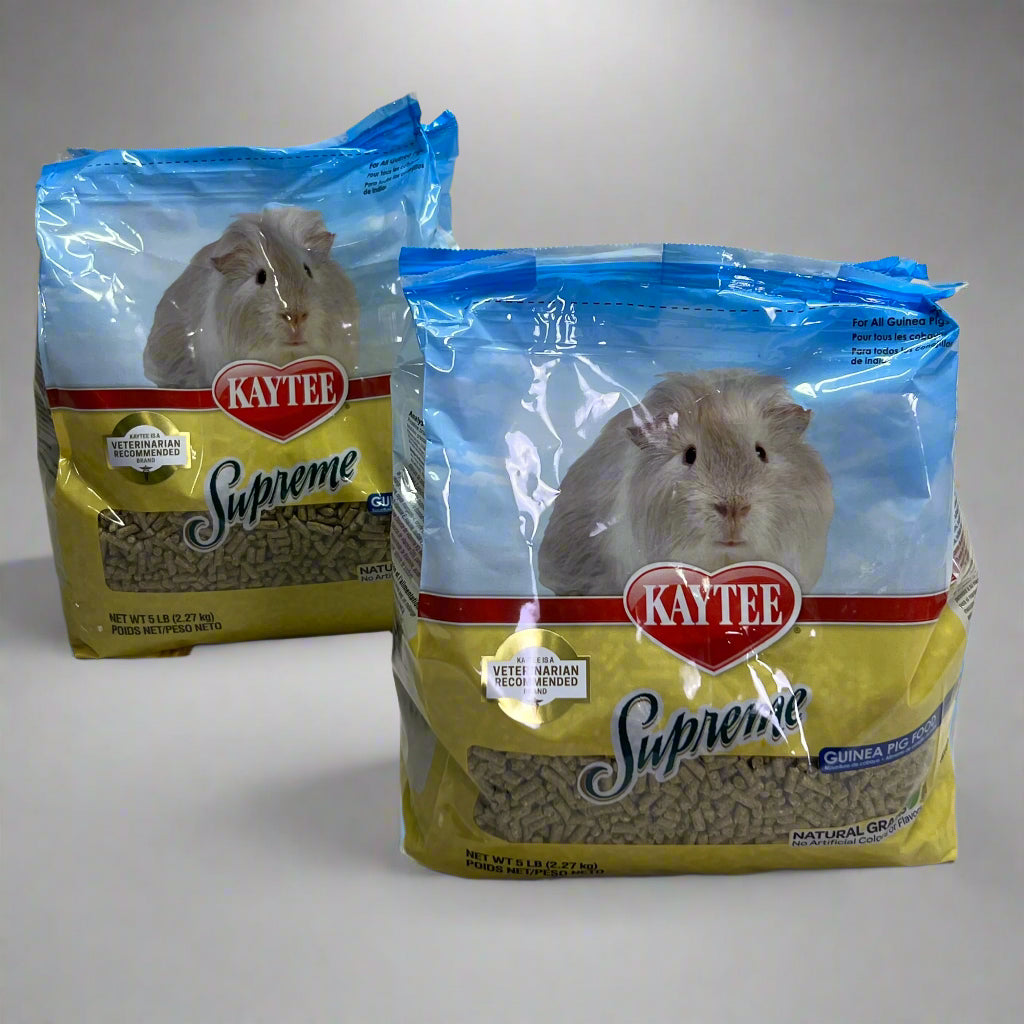 KAYTEE (2 PACK) Supreme Guinea Pig Food 5Lbs BB 01/01/2026