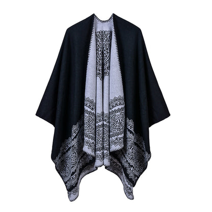 Thickened Warm Womens Cashmere Shawl