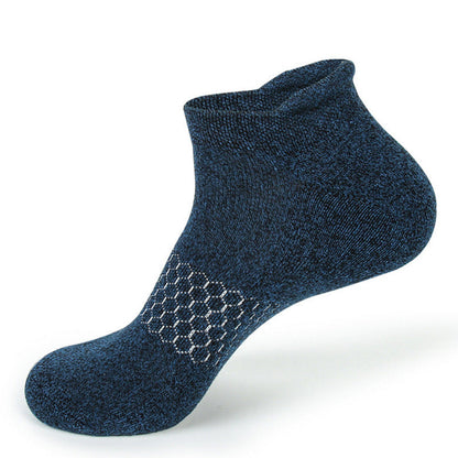 Japanese mesh men terry leisure boat socks