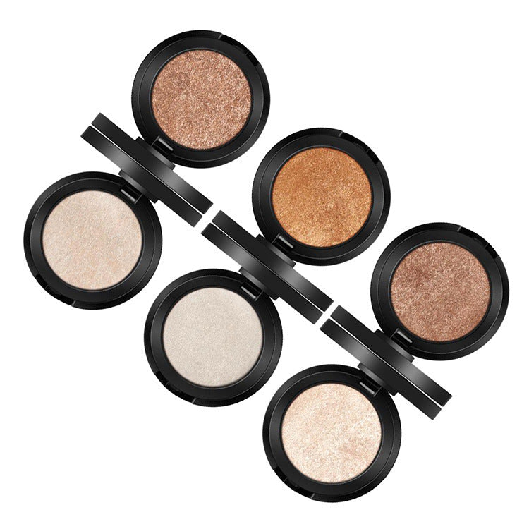 MYS Face Makeup Powder Palette: 6 Shades, Waterproof