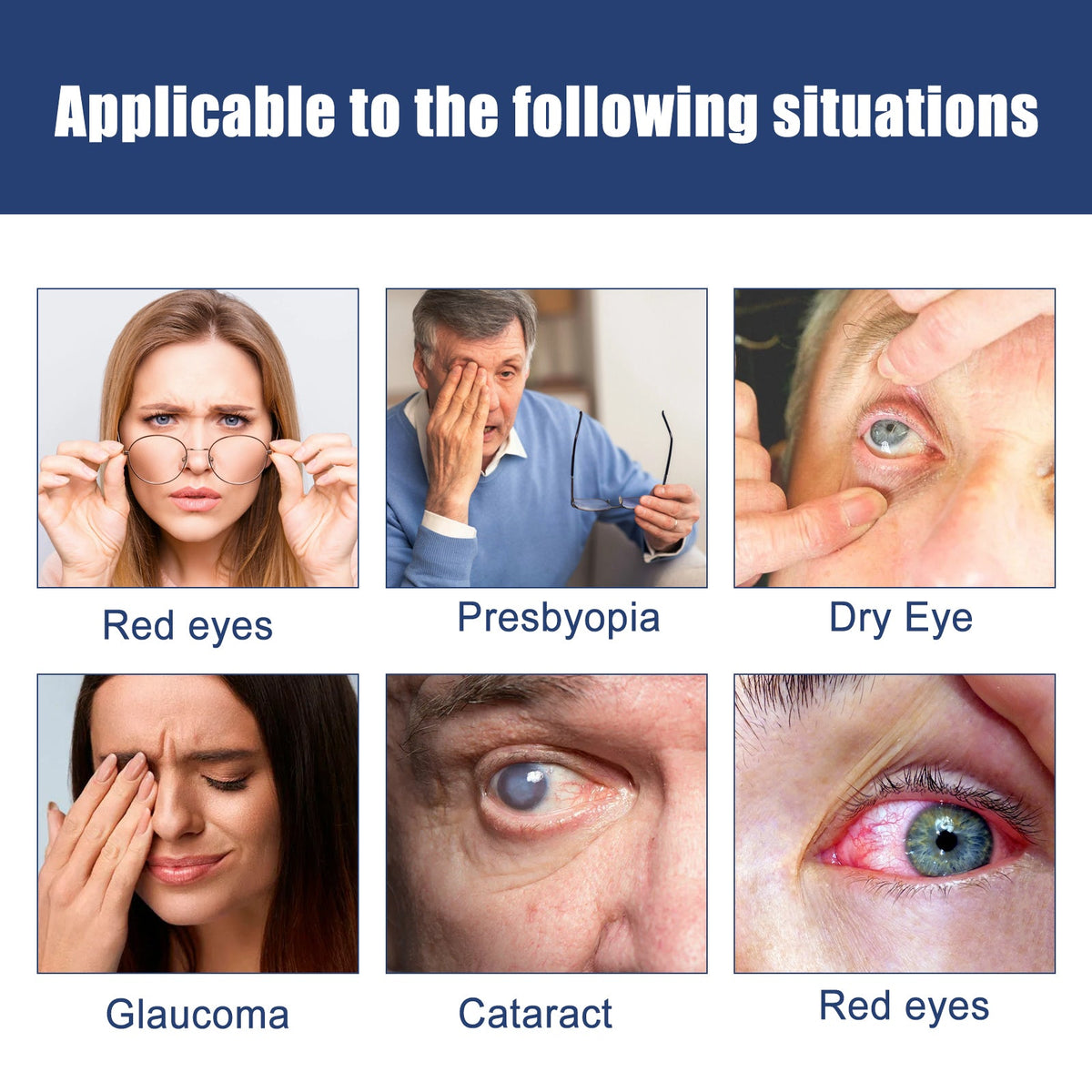Ultra Eye Soothing Drops, Relief Red Eye Dry Eye Blurred Eye Fatigue Eye Drops