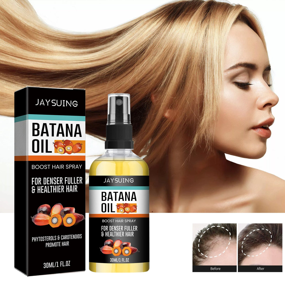 Batana Hair Spray Scalp Deep Moisture Repair Hair Strong Hair