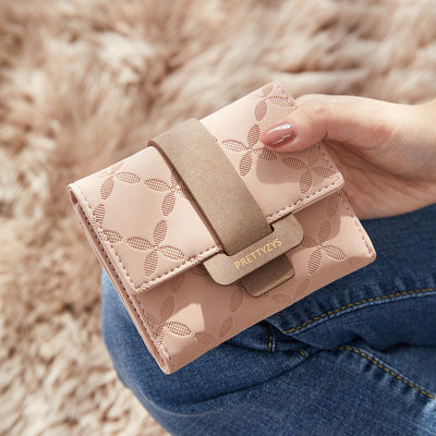 Folding coin purse