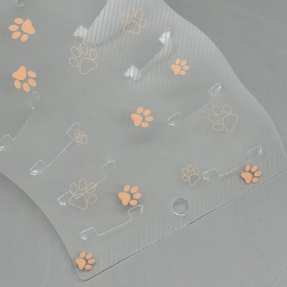 GENIA (12 PACK) Transparent Elizabethan Collar Quick Fasten 12.5cm Orange 306204