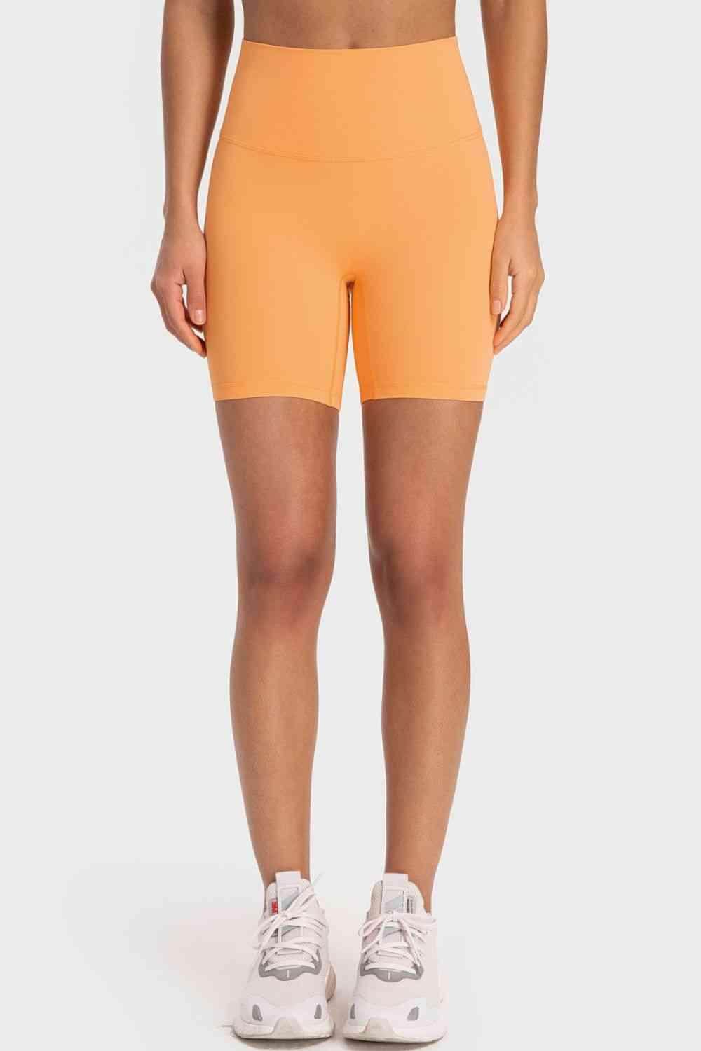 Millennia Staying Cozy Wide Waistband Biker Shorts For Comfort