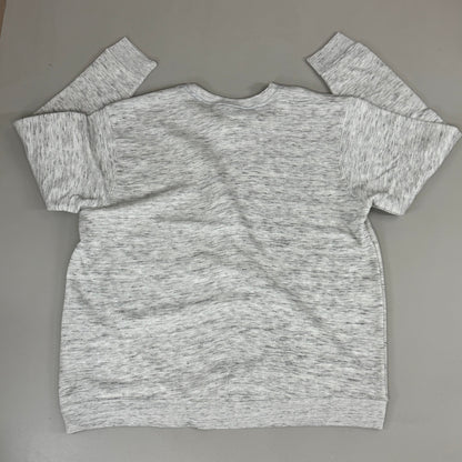 LONEROCK Helen Georgia Crew Sweatshirt Sz X-Large Grey/White