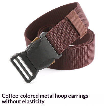 Outdoor Men's Nylon Canvas Tactical Belt
