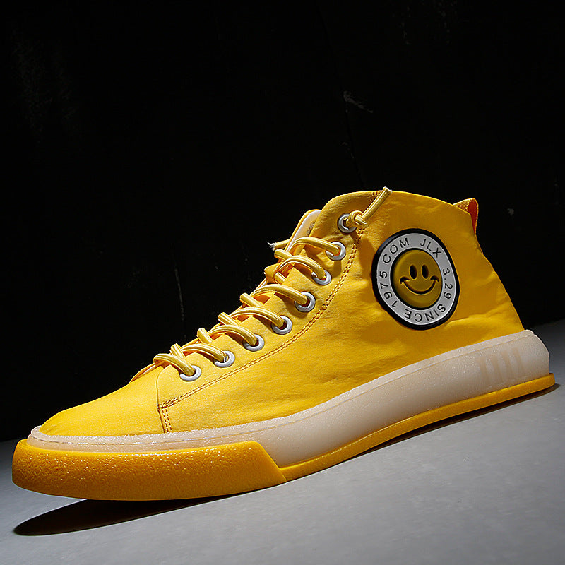 High top canvas shoes