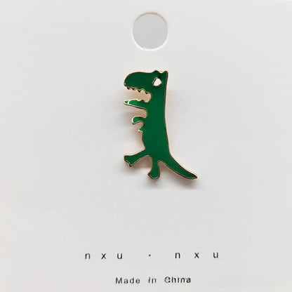 Creative And Adorable Brooches In Various Designs Featuring Animals, Flowers, And Fruits