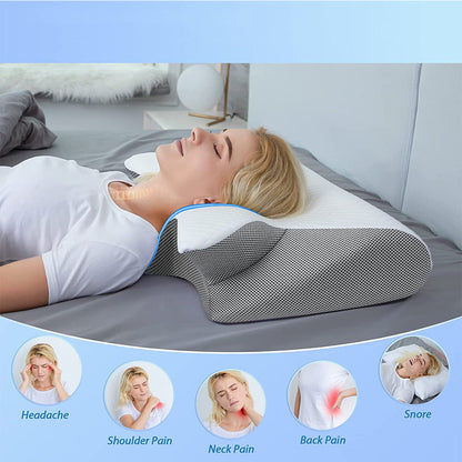 Home Sleep Memory Foam Neck Memory Pillow Orthopedic Pillow Cervical Health Cotton Pillows Memory Foam body pillow anime