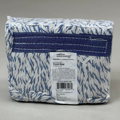 BISON LIFE (10 PACK) Nano Microbial Finish Mop Strip Cut End 1.25" BLKHESNMFM