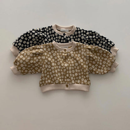 Baby Baobao Autumn Winter Dress Bubble Sleeve Princess Top