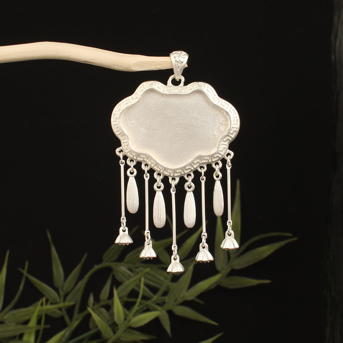 Butterfly Pendant Inlaid With A Bell