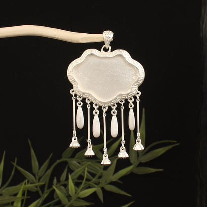 Butterfly Pendant Inlaid With A Bell