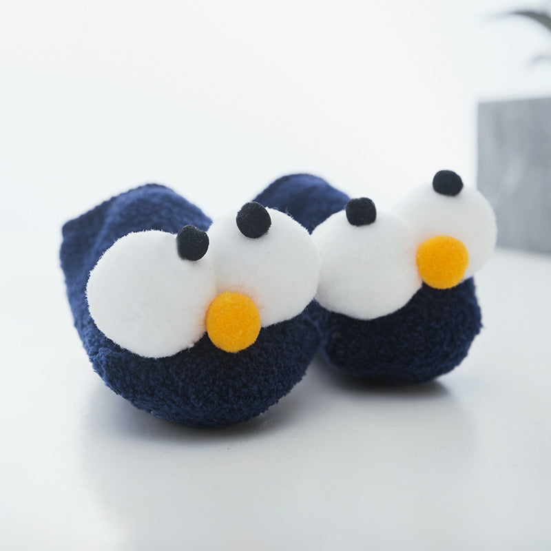 Big Eyes Cute Non-slip Children Boat Socks