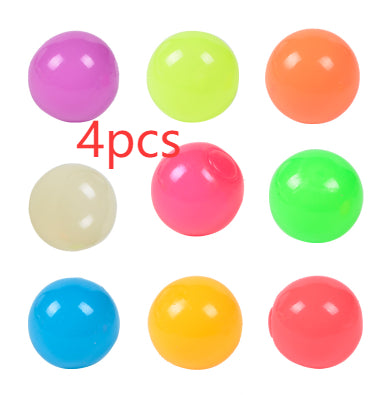 The Same Luminous Ceiling Ball Vibrato Fluorescent Sticky Target Ball Children's Sticky Wall Ball