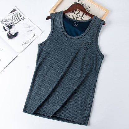 Men's Sleeveless Solid Color Tank Top