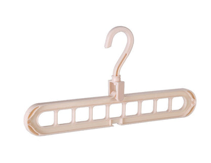 Plastic Clothes Hanger with Storage Hook