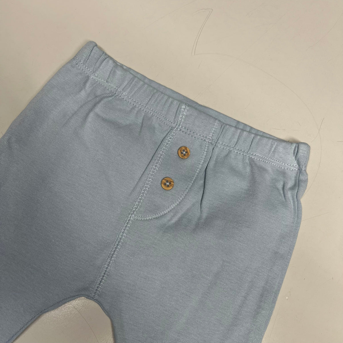 CARTERS (SET OF 2) Pull-On 100% Cotton Pants Baby Boy's Sz 12M Blue 1S99510