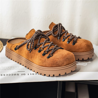 Summer Outdoor Office Lazy Slip-on Closed-toe Slippers