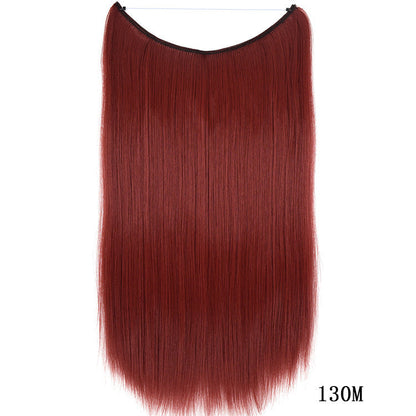 22 Inch Invisible Wire Hair Extensions Synthetic