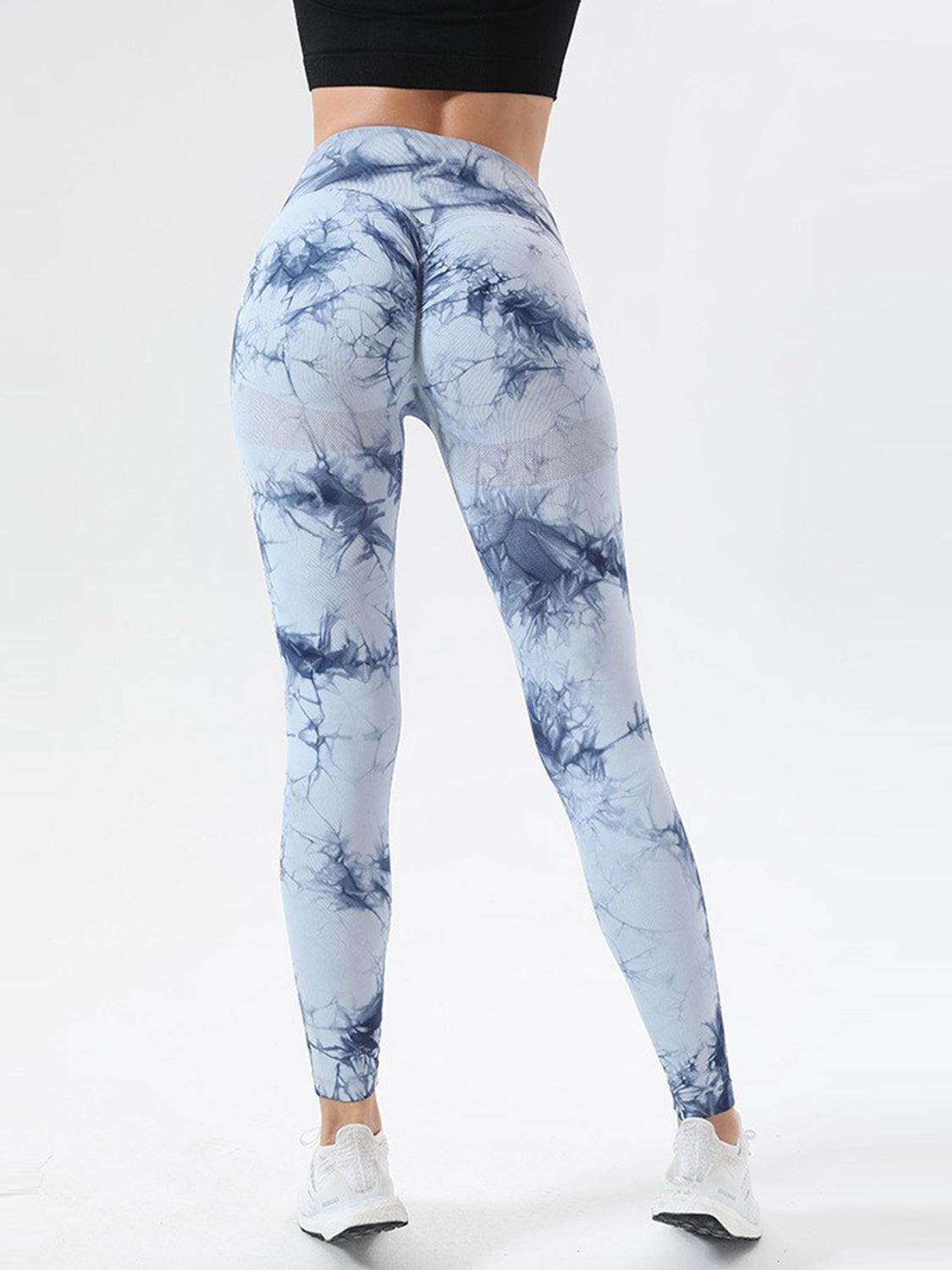 Tie-Dye High Waist Active Leggings for Comfort and Style