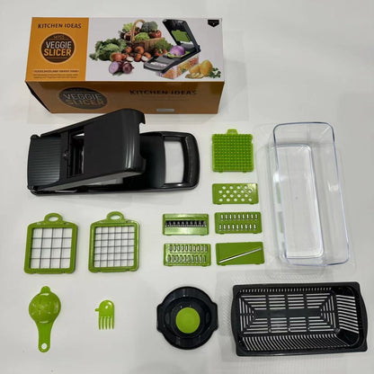 Multifunctional Vegetable Chopper Kitchen Dicer Grater Shredder Set Vegetable Cutter