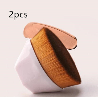 Flat Foundation Brush Kit: BB Cream, Loose Powder