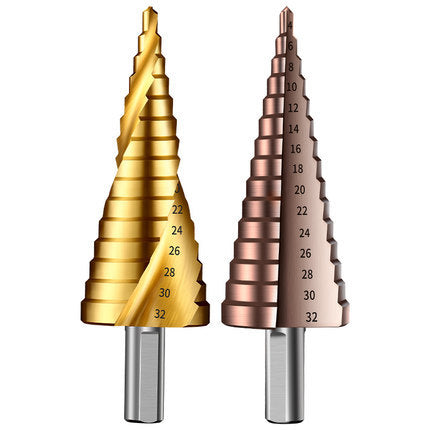 Pagoda Drill Bit Metal Hole Opener Tool
