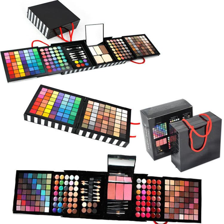 Explosion Deluxe 177 Color Eye Shadow & Bronzing Palette Combo Set