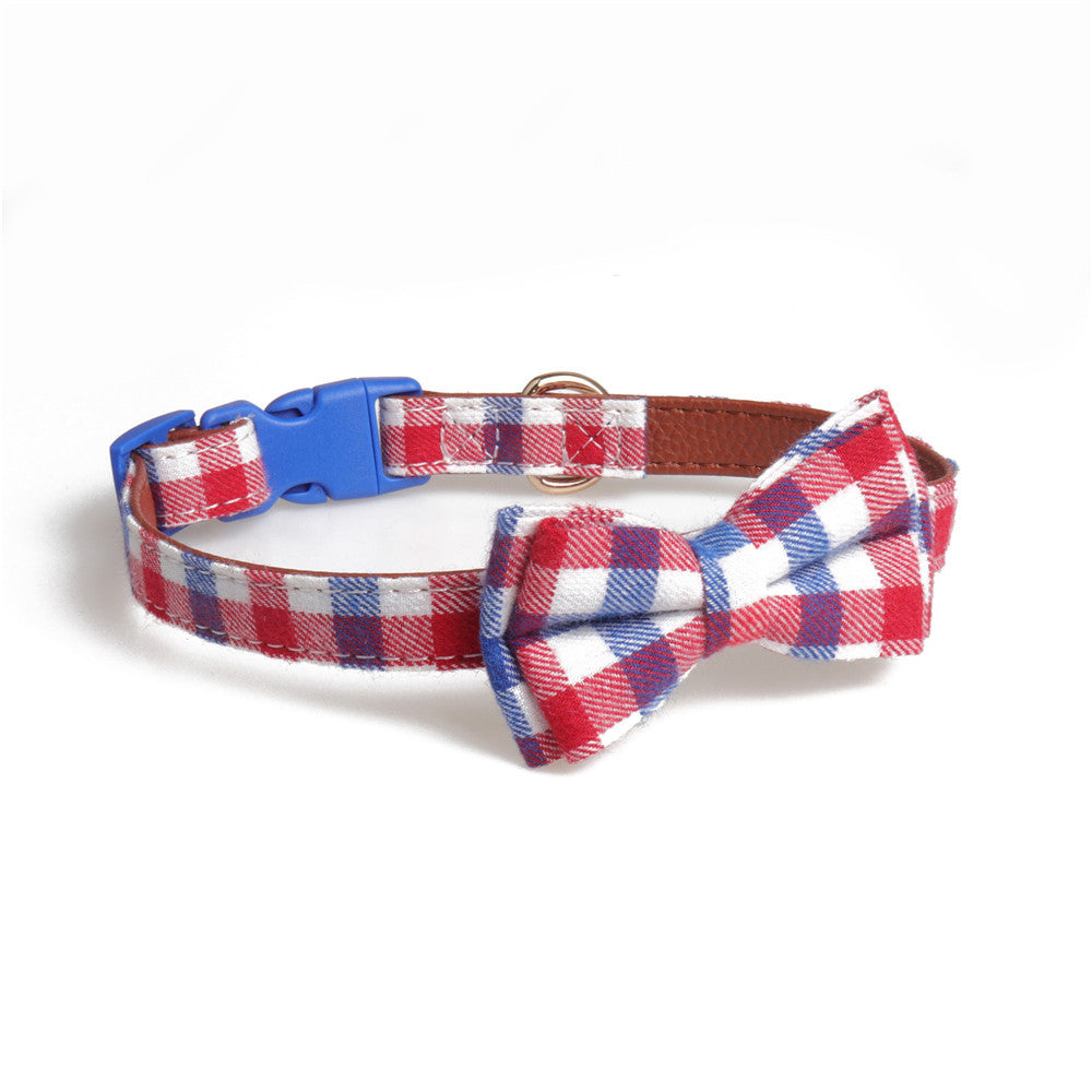 Bowknot traction collar