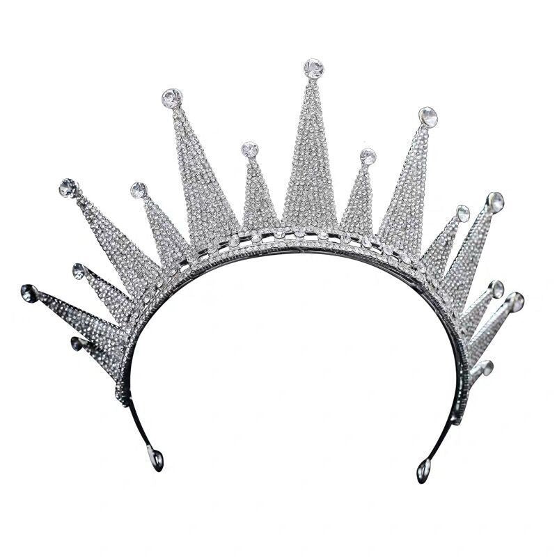 Luxury Sparkling Crystal Floral Bridal Jewelry Sets Rhinestone Tiaras Crown