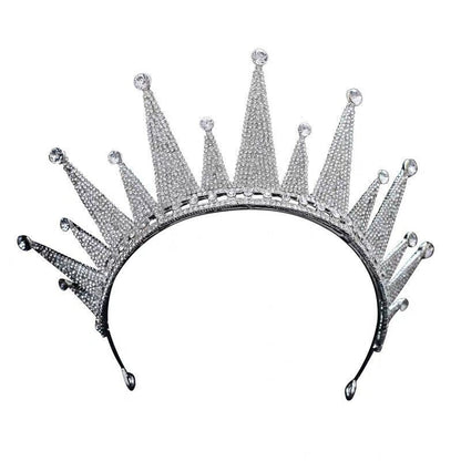 Luxury Sparkling Crystal Floral Bridal Jewelry Sets Rhinestone Tiaras Crown