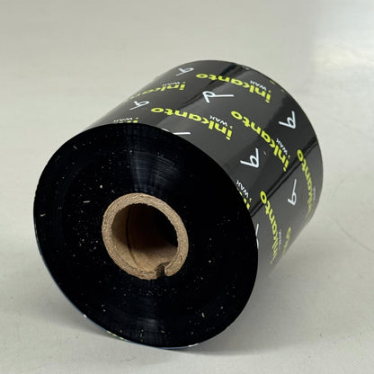 INKANTO (12 Pack) Black Inside Ink Rolls For Printers 2.99"x2001'  Black T43454IO