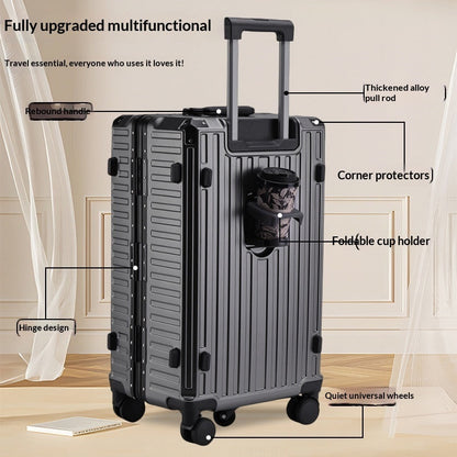 Travel Aluminum-frame Trolley With Combination Lock