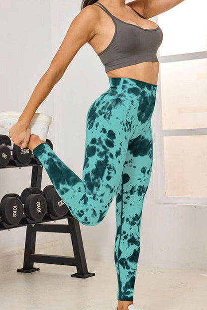 Tie-Dye High Waist Active Leggings for Comfortable Fitness