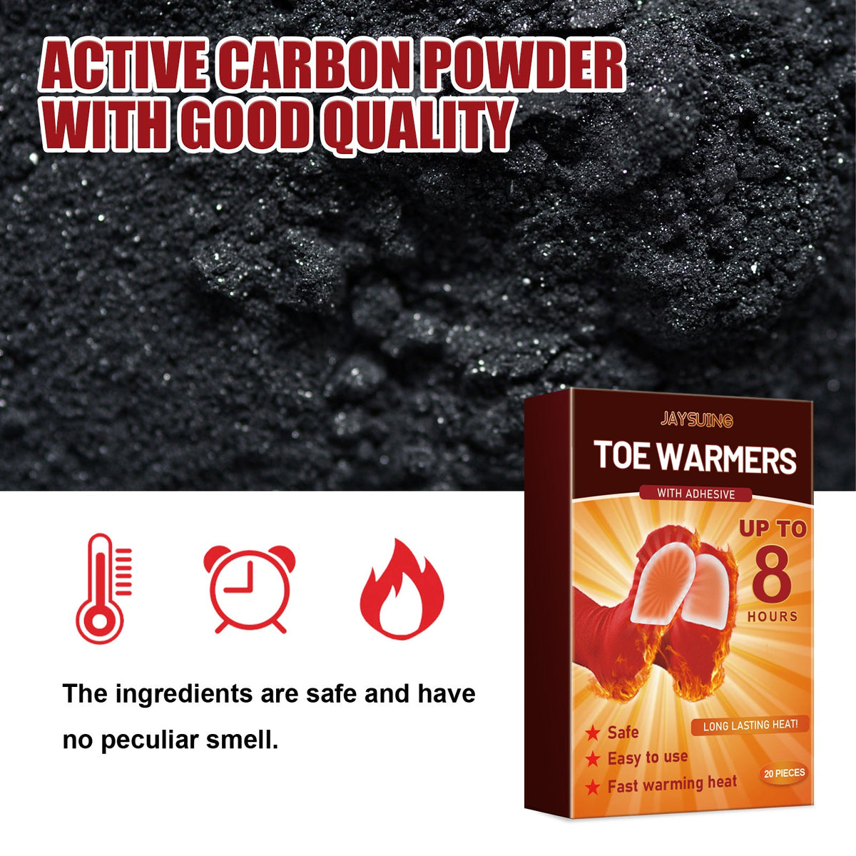 Foot Warmer, Self-Heating Compact Portable Foot Warm Pad For Quick Heating And Heating Feet