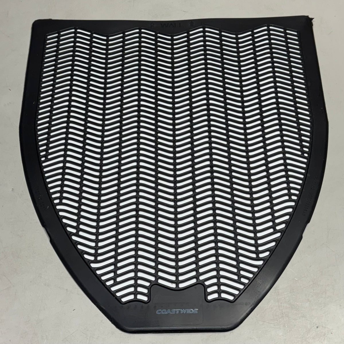 COASTWIDE PROFESSIONAL (6 Pcs) Urinal Floor Mat 20" x 17.5" Black