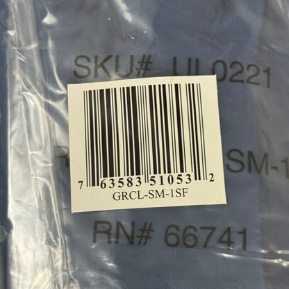 SAFETY ZONE (2 Pack, 24 Gloves) Unlined Latex Canner Gloves  Small Blue