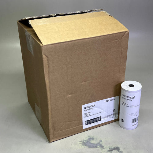 UNIVERSAL (32 PACK) Adding Machine/Calculator Paper Rolls 2.25"x150' White 35720
