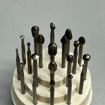 ASICSA (23 PIECE SET) Maillefer Wax Bur Set Tungsten Vanadium Material M1405