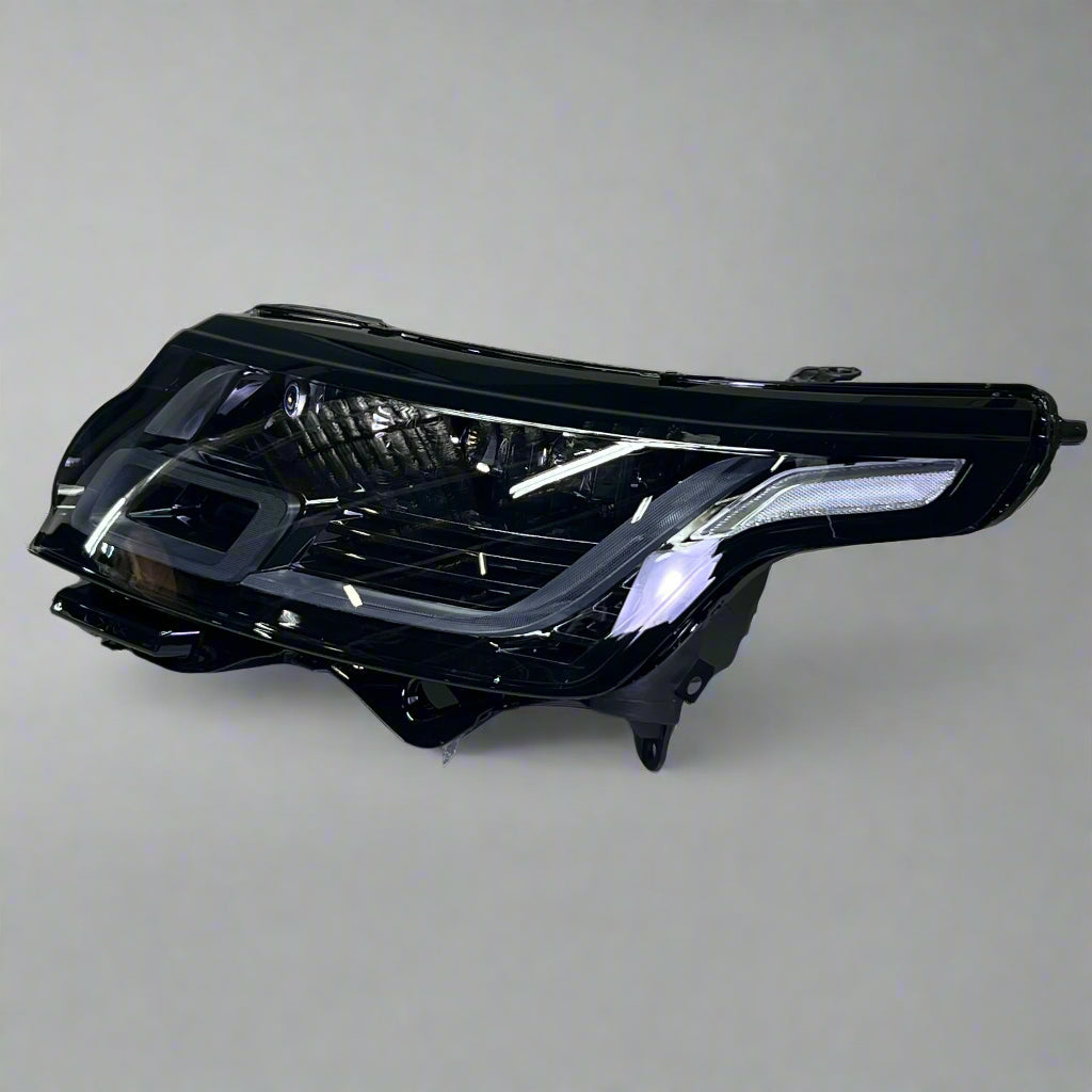 REEPU (2 Pcs) Car Headlights Sz 17" L x 10" H Black