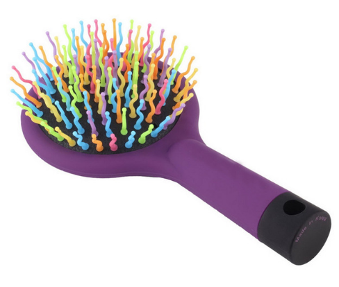 1pcs Rainbow Volume Anti-static Magic Detangler Hair Curl Straight Massage Comb Brush Styling Tools