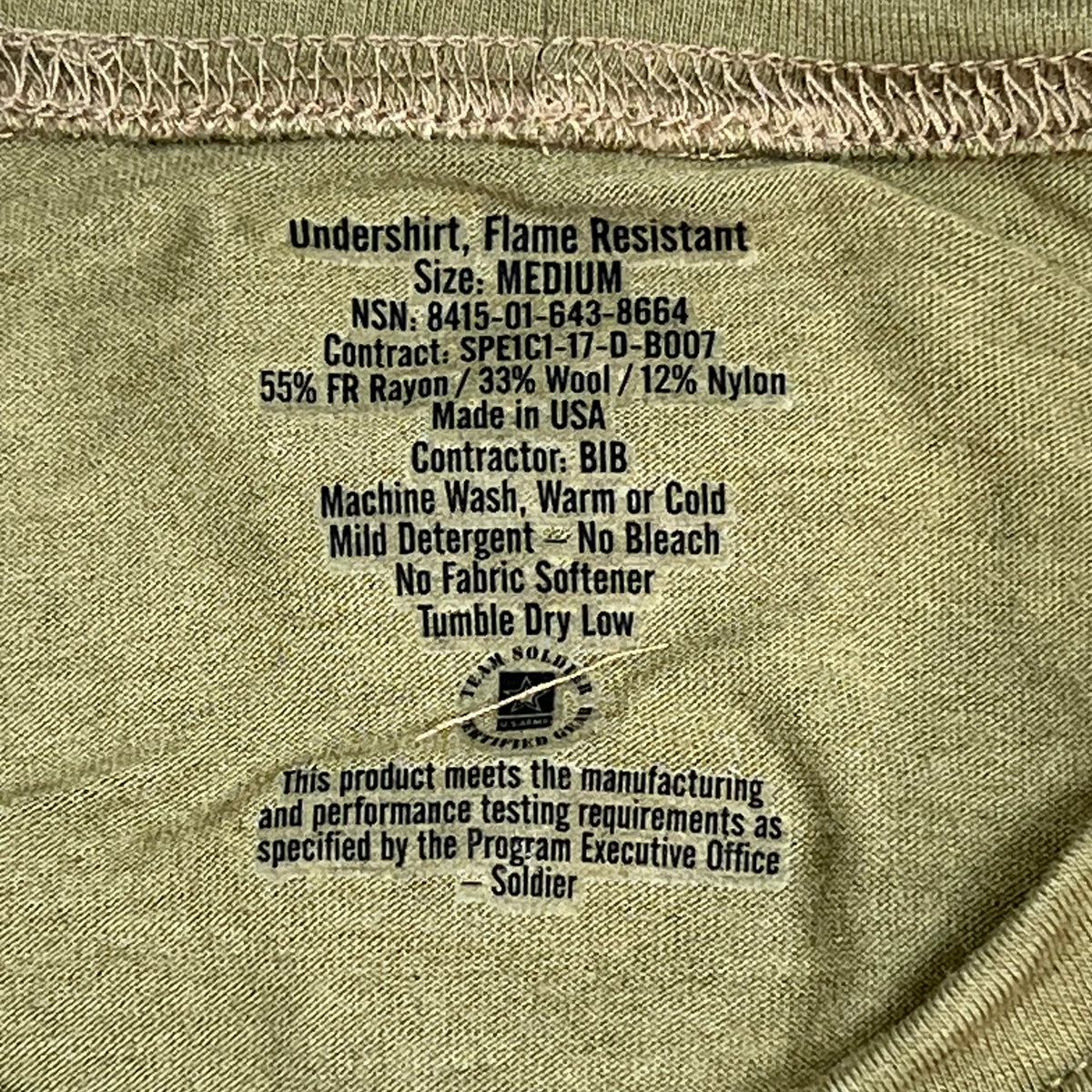 ODYSSEY DCS Special Flame Resistant Undershirt Men's Sz M Coyote 8415016438664