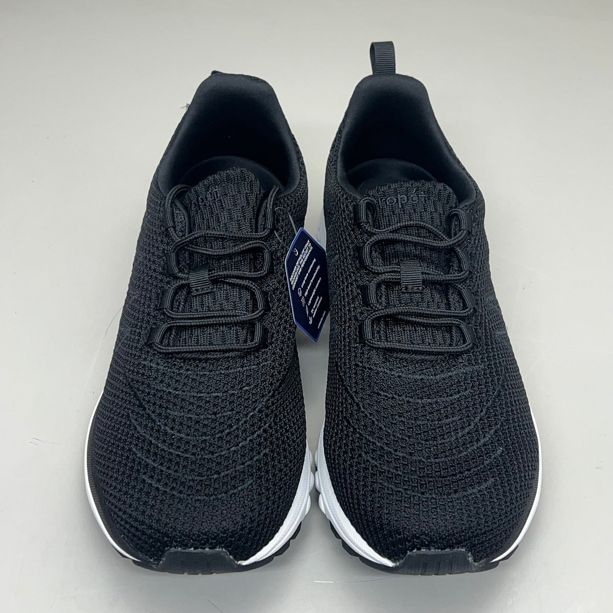 PROPET Tour Knit Sneaker Cushion Insole Women's Sz 9.5 M(B) Black/White WAA112M