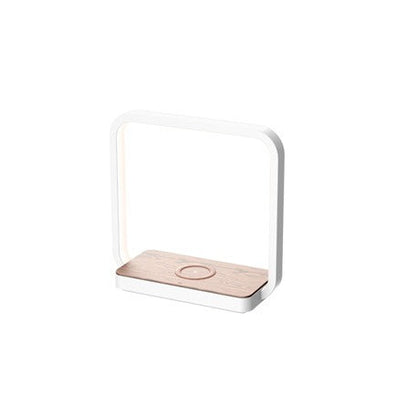 Wireless charging desk lamp dormitory bedroom bedside lamp touch three level dimming