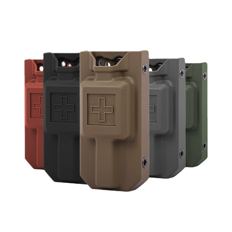 Outdoor Tactical Medical Box EMT Tourniquet Storage Box Nylon Multi-Function Molle Quick Pull Box