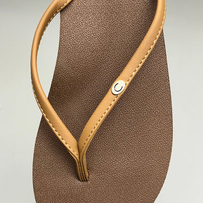 COBIAN Nia's Bounce 2 Synthetic Leather Sandals Women's Sz 10, EU 41 Tan NIA25-230-10