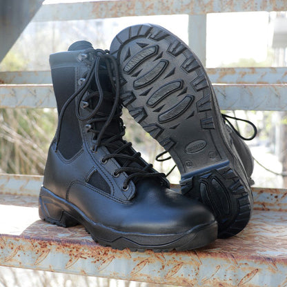 Original Russian military issue. New VKBO 2.0 thermal zone combat boots for men, genuine leather tactical boots.