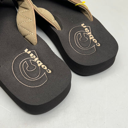 COBIAN Floater Sandals Synthetic Strap Men's Sz 8, EU 40 Mocha FLT18-203-8